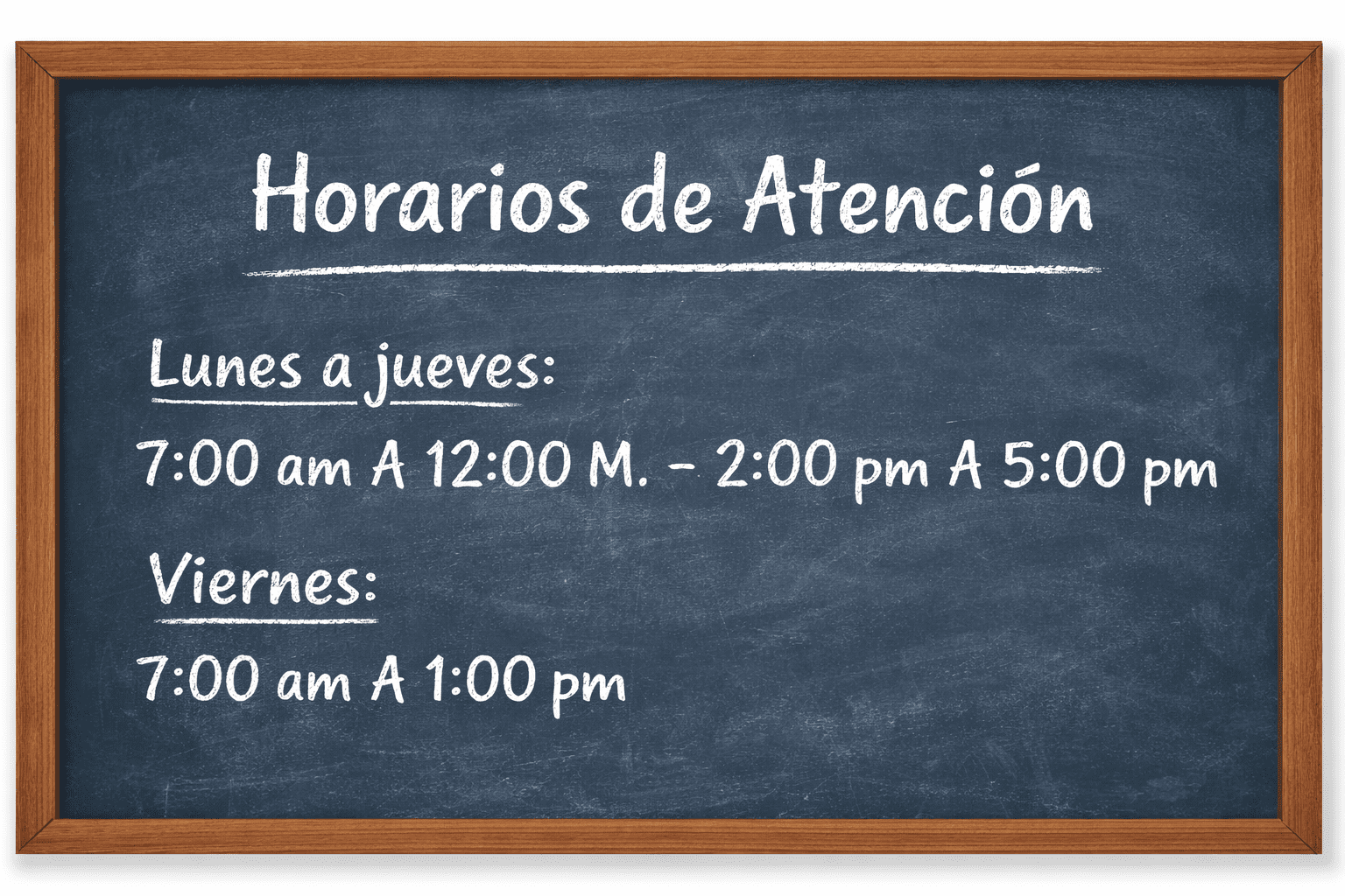 horarios