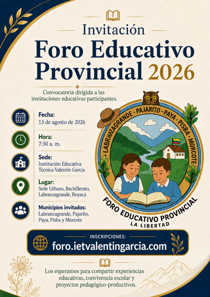 foro educativo provincia de la libertad 2026