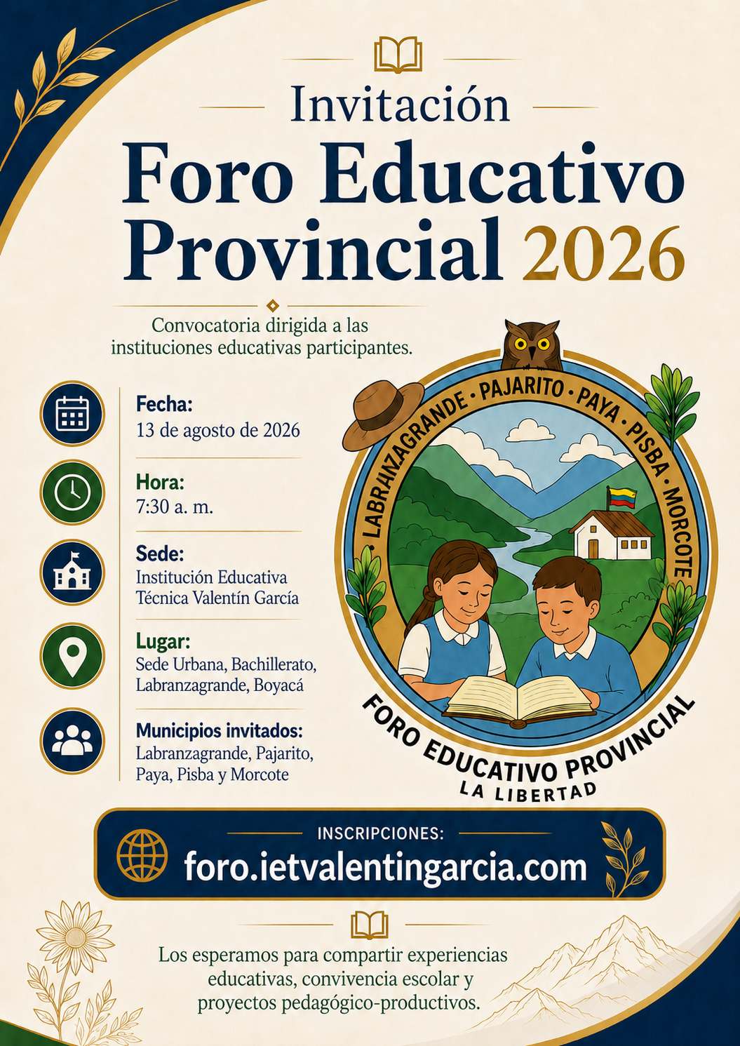 Foro Educativo Provincia de la Libertad